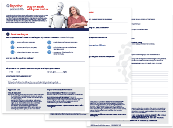 Doctor Discussion Guide for Repatha Patients