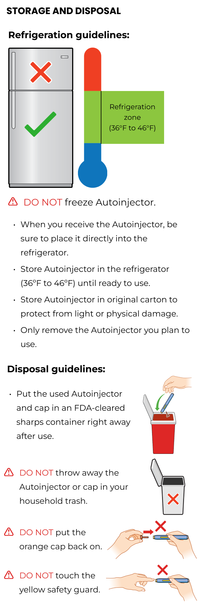 Find a quiet, calm place to inject